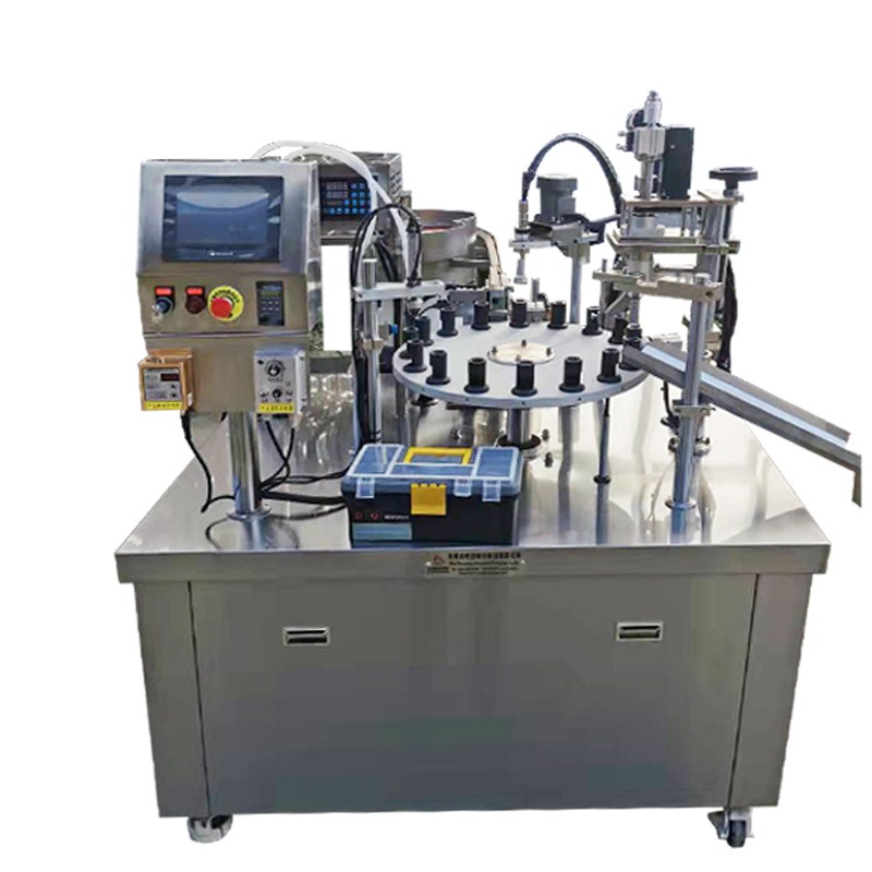 capping labeling filling machine